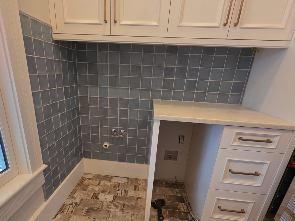 Shower floor tile install Lake George New York